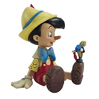 Jim Shore Disney Pinocchio and Jiminy Cricket Figurine, 5.75" for only USD 59.99 | Hallmark