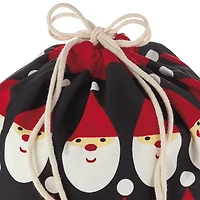 10" and 20" Santa and Stripes 2-Pack Fabric Christmas Gift Bags for only USD 14.99 | Hallmark
