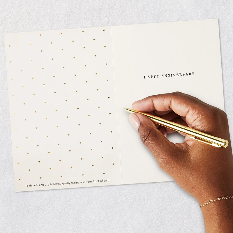 Love Is Everything Anniversary Card With Bracelet for only USD 9.59 | Hallmark