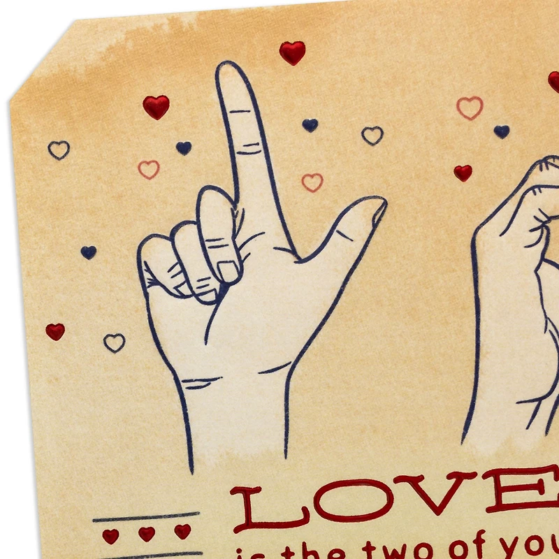 Love Is the Two of You Anniversary Card for Couple for only USD 4.99 | Hallmark