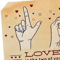 Love Is the Two of You Anniversary Card for Couple for only USD 4.99 | Hallmark