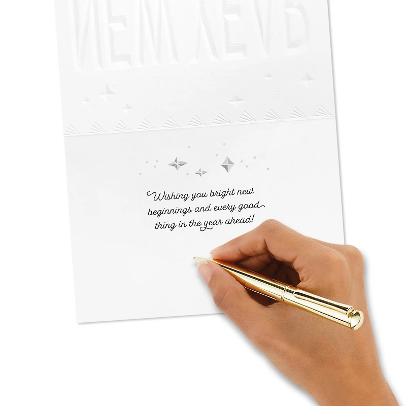 Silver Diamonds Boxed New Year Cards, Pack of 16 for only USD 15.49 | Hallmark
