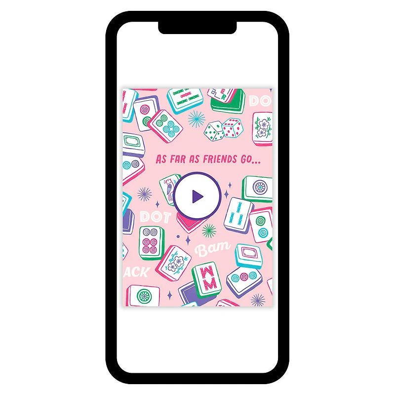 Mahjong Tiles Custom Friendship Card for only USD 4.99 | Hallmark