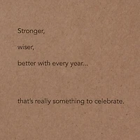 Stronger, Wiser, Better Birthday Card for only USD 6.59 | Hallmark