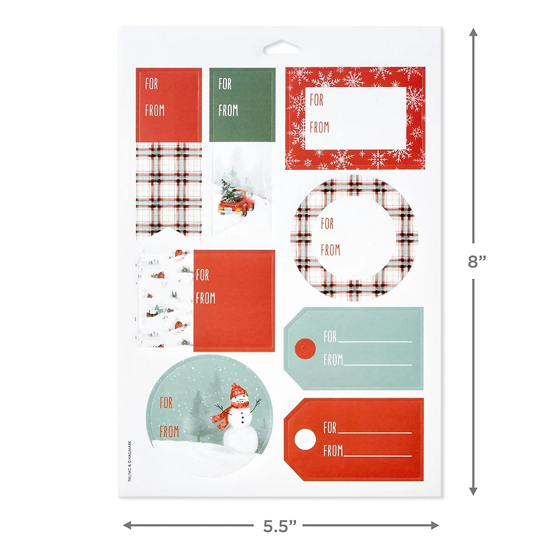 Holiday Classics Gift Tag Stickers, Pack of 96 for only USD 5.99 | Hallmark