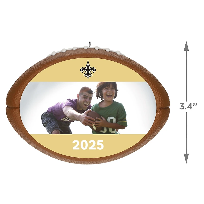 NFL New Orleans Saints Football Personalized Ornament