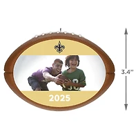 NFL New Orleans Saints Football Personalized Ornament