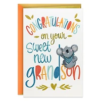 Congratulations on Your Sweet Grandson New Baby Boy Card for Grandparents for only USD 4.99 | Hallmark