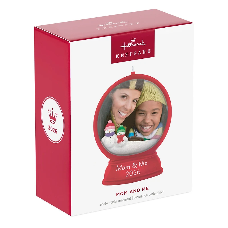 Mom and Me Snow Globe 2026 Photo Frame Ornament for only USD 19.99 | Hallmark