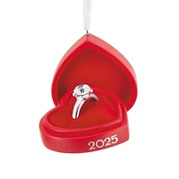 Engagement Ring in Red Box 2025 Hallmark Ornament for only USD 14.99 | Hallmark