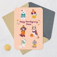 Cozy Autumn Dogs Thanksgiving Card for Niece for only USD 2.99 | Hallmark