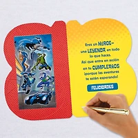 DC Comics™ Batman™ Spanish-Language 8th Birthday Card With Stickers for only USD 4.99 | Hallmark