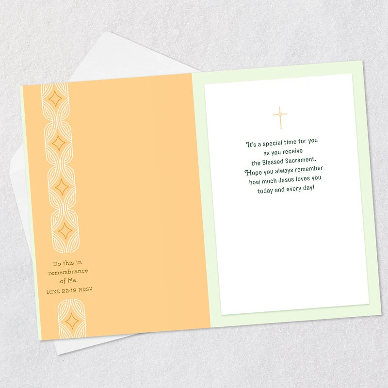 Jesus Loves You First Communion Card for Nephew for only USD 2.99 | Hallmark