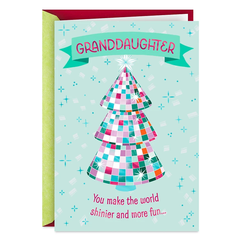 You Make the World Shinier and More Fun Christmas Card for Granddaughter for only USD 2.99 | Hallmark