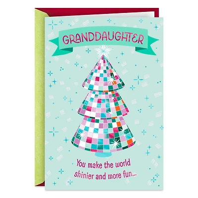 You Make the World Shinier and More Fun Christmas Card for Granddaughter for only USD 2.99 | Hallmark