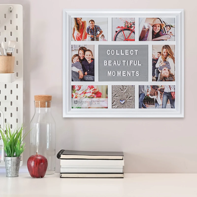 Malden Photo Collage Letterboard White Picture Frame, 18.5x16.5 for only USD 29.99 | Hallmark