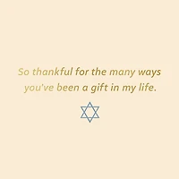 So Thankful for You Hanukkah Card for only USD 3.99 | Hallmark