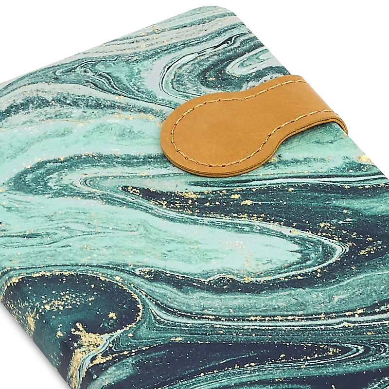 Blue, Green and Gold Marbled Hardcover Slim Journal for only USD 15.99 | Hallmark