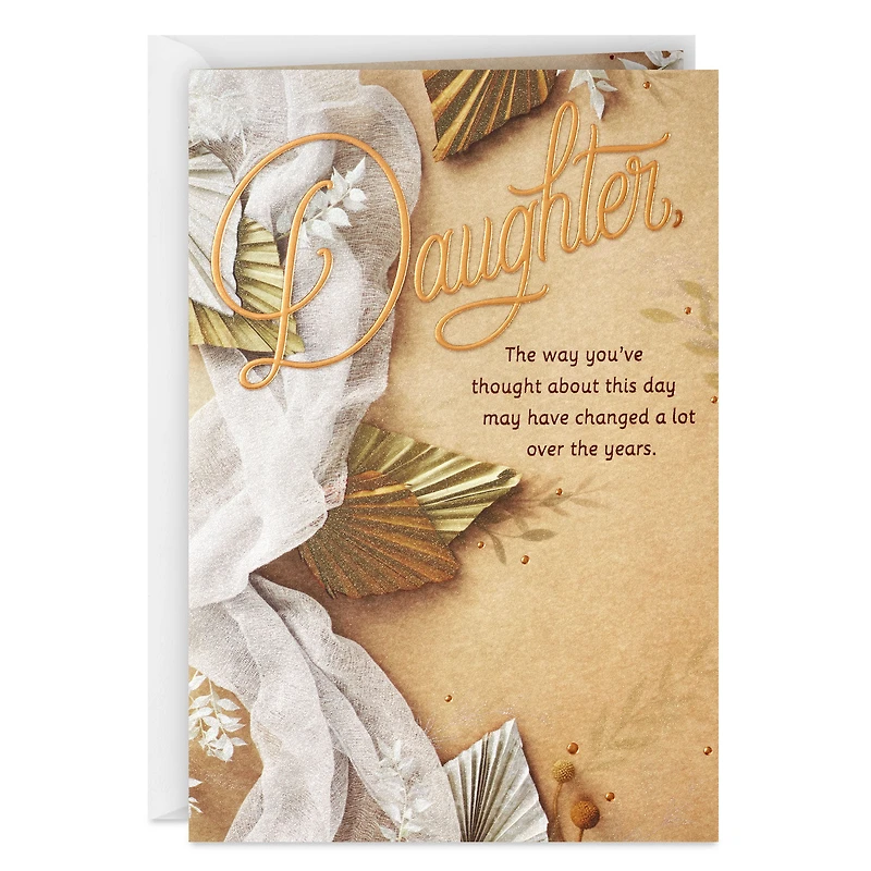 I Hope It's All You Dreamed Of and More Wedding Card for Daughter for only USD 6.59 | Hallmark