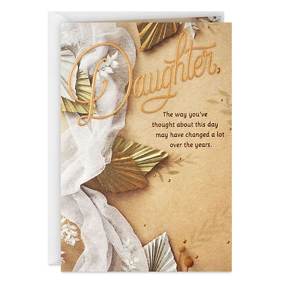 I Hope It's All You Dreamed Of and More Wedding Card for Daughter for only USD 6.59 | Hallmark