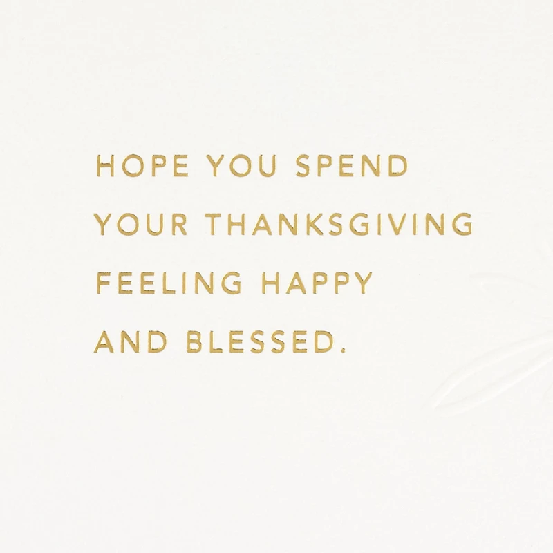 Happy and Blessed Thanksgiving Card for only USD 5.99 | Hallmark