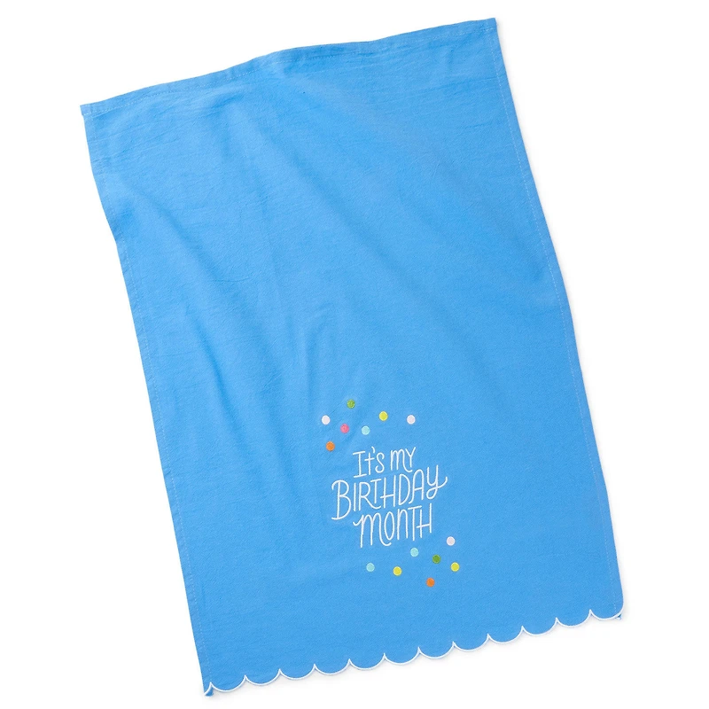 Birthday Month Tea Towel and Wine Glass Bundle for only USD 28.99 | Hallmark