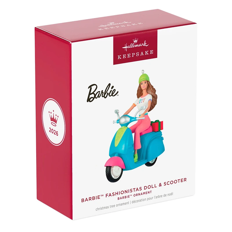Barbie™ Fashionistas Doll and Scooter Ornament for only USD 29.99 | Hallmark