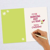 Peanuts® Snoopy and Woodstock in Stockings Funny Christmas Card for only USD 2.00 | Hallmark