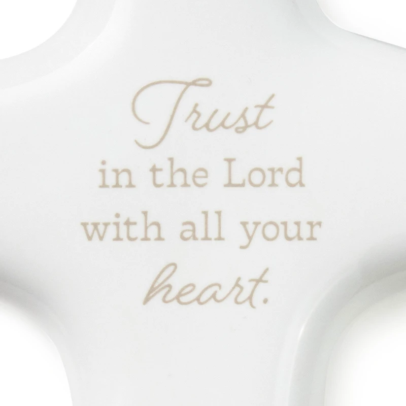 Trust in the Lord Cross-Shaped Lidded Trinket Dish for only USD 24.99 | Hallmark