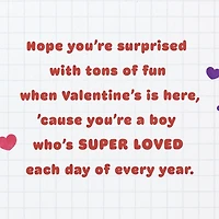 You're Super Loved Baby's First Valentine's Day Card for Grandson for only USD 4.99 | Hallmark