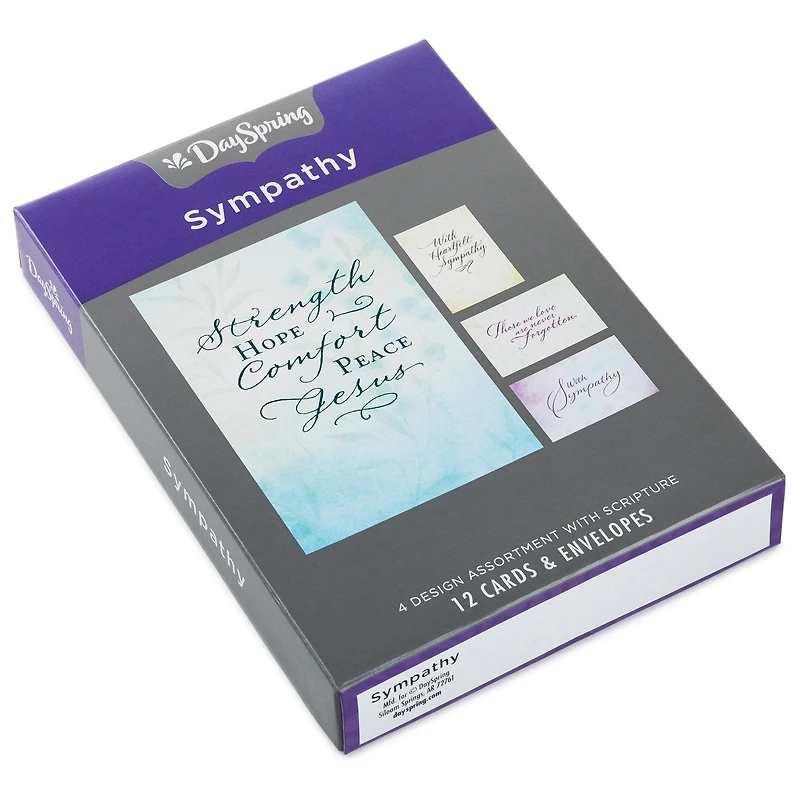 Simply Stated Boxed Religious Sympathy Cards Assortment, Pack of 12 for only USD 6.99 | Hallmark