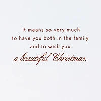 Your Joy and Happiness Mean So Much Christmas Card for Granddaughter and Husband for only USD 5.59 | Hallmark