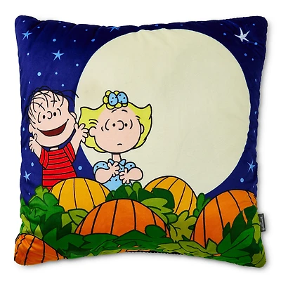 Peanuts® Great Pumpkin 60th Anniversary Throw Pillow With Light, 16x16 for only USD 44.99 | Hallmark