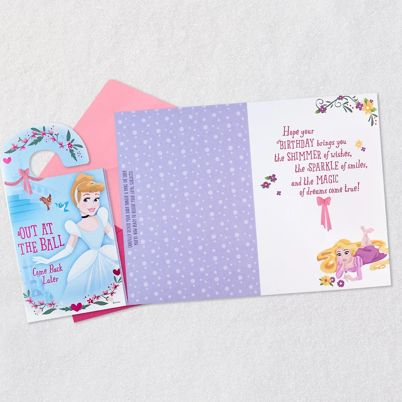 Disney Princesses All-About-You-Day Birthday Card with Door Hanger for only USD 5.59 | Hallmark