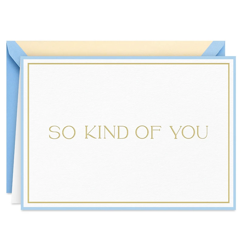 Composed Gold Lettering Blank Thank You Notes, Pack of 10 for only USD 12.49 | Hallmark