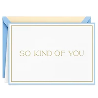 Composed Gold Lettering Blank Thank You Notes, Pack of 10 for only USD 12.49 | Hallmark