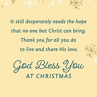 Thank You for the Love You Share Religious Christmas Card for Sister for only USD 3.99 | Hallmark