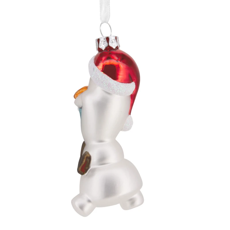 Disney Frozen Holiday Olaf Glass Hallmark Ornament for only USD 11.49 | Hallmark