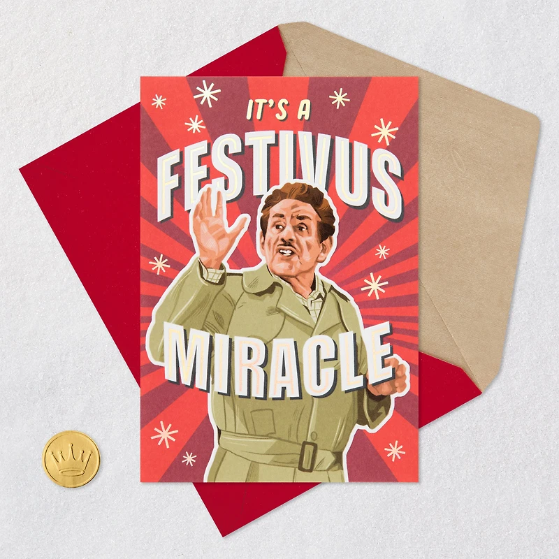 Seinfeld Festivus Miracle Funny Holiday Card for only USD 4.99 | Hallmark
