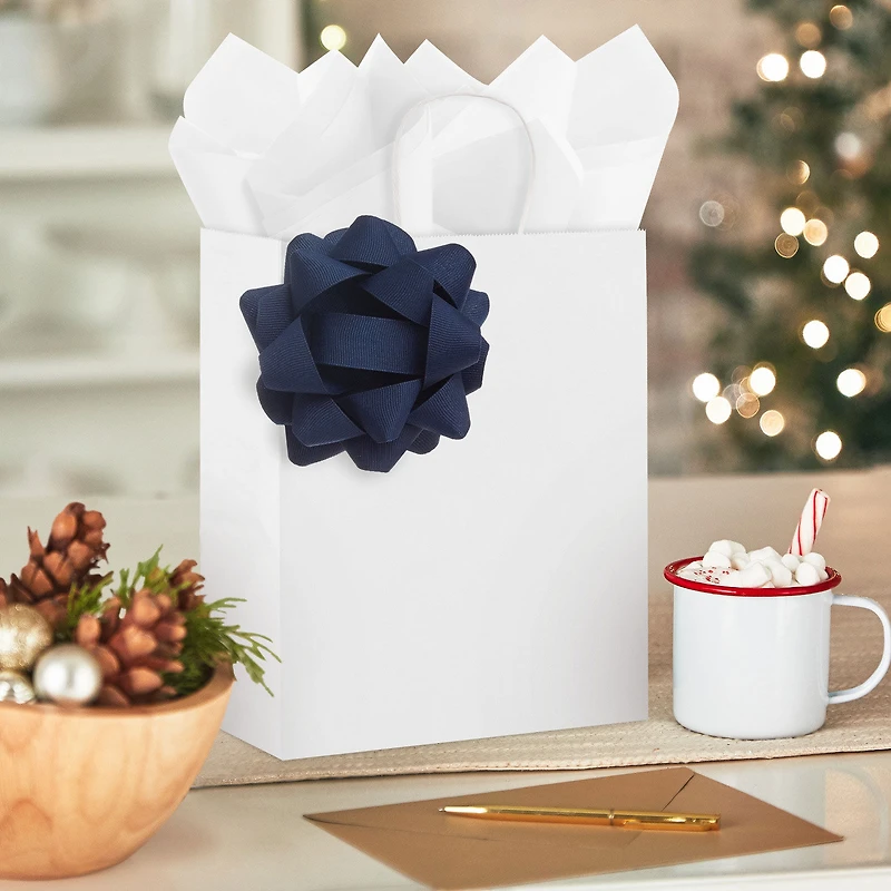 4.6" Navy Blue Grosgrain Ribbon Bow for only USD 2.99 | Hallmark