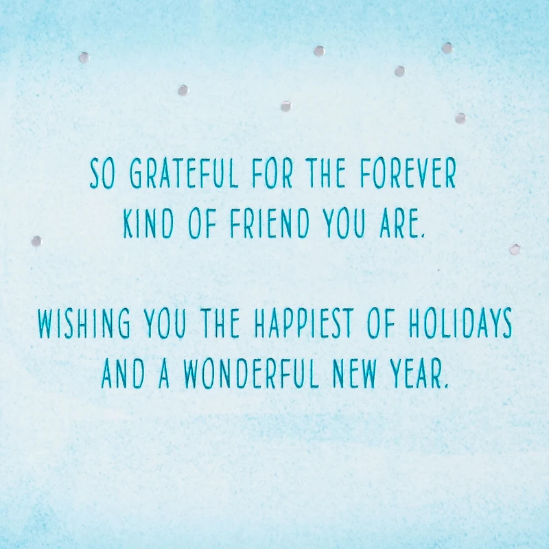 Forever Kind of Friend Christmas Card for only USD 4.29 | Hallmark