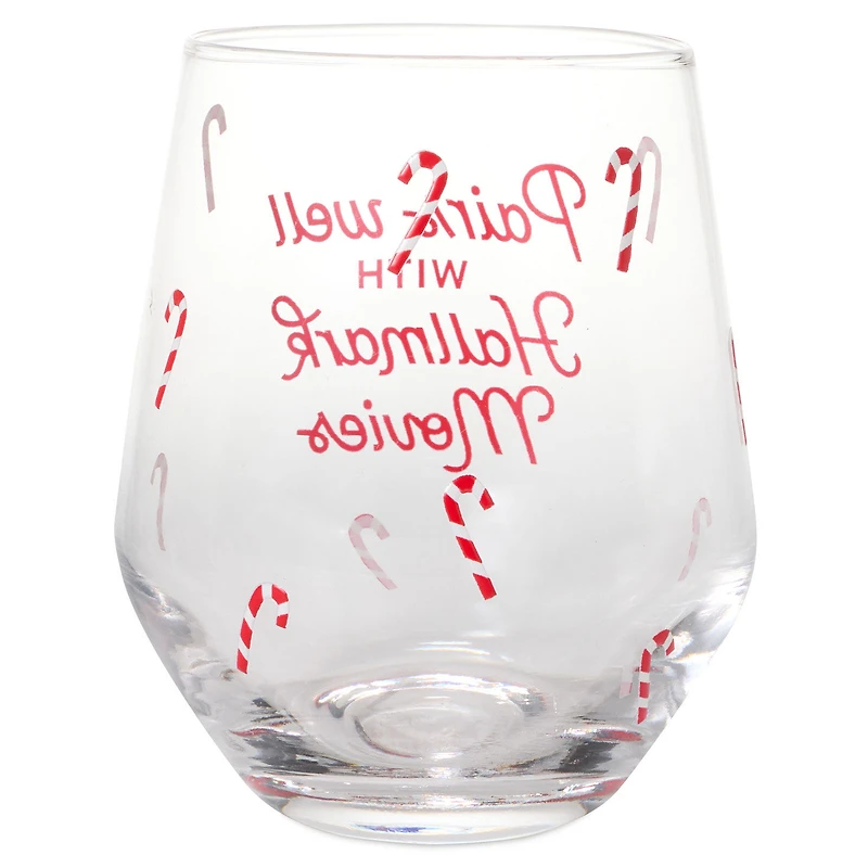 Hallmark Channel Pairs Well With Hallmark Movies Stemless Wine Glass, 14.5 oz. for only USD 19.99 | Hallmark