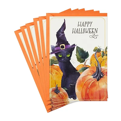 Black Cat Wickedly Wonderful Halloween Cards, Pack of 6 for only USD 6.99 | Hallmark