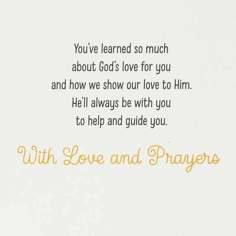 Son, God Will Always Be With You Religious First Communion Card for only USD 3.99 | Hallmark