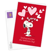 Peanuts® Snoopy Extra Love Custom Valentine's Day Card for only USD 4.99 | Hallmark