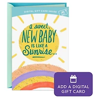 Enjoy the Sunshine Coming Your Way Gift Card Greeting New Baby Card for only USD 4.99 | Hallmark