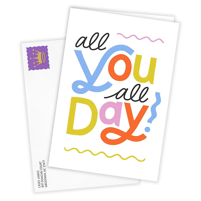 All You All Day Custom Encouragement Card for only USD 4.99 | Hallmark