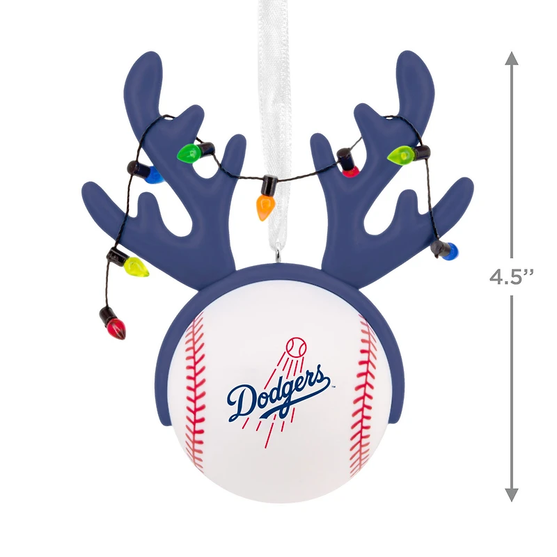 MLB Los Angeles Dodgers™ Reindeer Baseball Hallmark Ornament for only USD 12.99 | Hallmark
