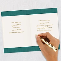 Grateful to Work for You Boss's Day Card for only USD 4.59 | Hallmark