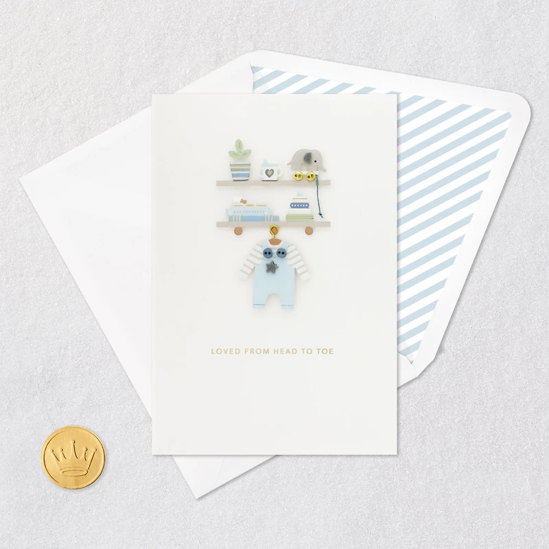 Loved from Head to Toe New Baby Boy Card for only USD 8.59 | Hallmark